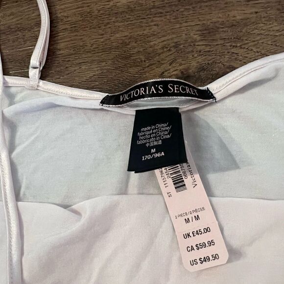 Victoria's Secret pink pajama top with adjustable string - Picture 7 of 10